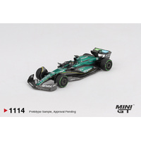 Mini GT 1/64 Aston Martin AMR24 #18 Lance Stroll - 2024 F1 2024 Canadian GP Diecast Model Car