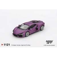 Mini GT 1/64 Lamborghini Revuelto Viola 30th Matte Diecast Model Car