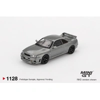 Mini GT 1/64 NISSAN Skyline GT-R Dark Metal Gray (NISMO BCNR33 CRS Version) Diecast Model Car