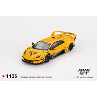 Mini GT 1/64 LB-Silhouette Works Murcielago GT EVO Yellow  Diecast Model Car
