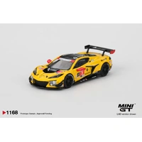 Mini GT 1/64 Chevrolet Corvette Z06 GT3.R #3 Corvette Racing By Pratt Miller Motorsports 2025 IMSA Daytona 24hrs Diecast Model Car