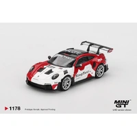 Mini GT 1/64 Porsche 911(992) GT3 RS Weissach Ringtaxi.Com Diecast Model Car