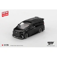 Mini GT 1/64 Toyota Alphard 40 KUHL Black Diecast Model Car