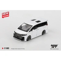 Mini GT 1/64 Toyota Vellfire 40 KUHL White Diecast Model Car