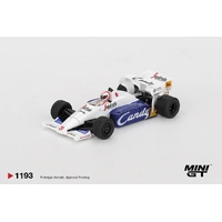 Mini GT 1/64 Toleman TG184 #20 Johnny Cecotto - 1984 Monaco Grand Prix Diecast Model Car