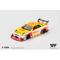 Mini GT 1/64 Nissan LB-ER34 Super Silhouette  SKYLINE Suppaiman Okinawa Diecast Model Car