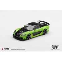 Mini GT 1/64 Mazda RX-7 VeilSide Fortune7 Green Diecast Model Car