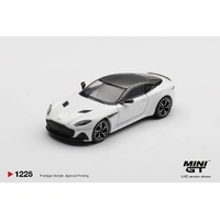 Mini GT 1/64 Aston Martin DBS Stratus White Diecast Model Car