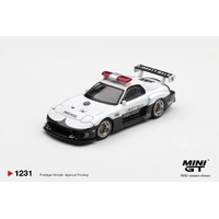 Mini GT 1/64 MAZDA RX-7 LB-Super Silhouette Police  Diecast Model Car