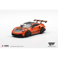 Mini GT 1/64 Porsche 911 (992) GT3 RS Weissach Package Gulf Orange  Diecast Model Car