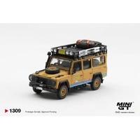Mini GT Land Rover Defender 110 1998 Camel Trophy Tierra Del Fuego Ct.10 Usa Diecast Model Car