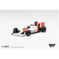 Mini GT 1/64 McLaren MP4/4 #11 Alain Prost 1988 Canadian Grand Prix  2nd Place Diecast Model Car
