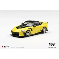 Mini GT 1/64 Nissan Z VeilSide FFZ400 Ikazuchi Yellow Diecast Model Car
