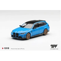 Mini GT 1/64 BMW M3 M Performance Touring Riviera Blue Diecast Model Car