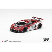 Mini GT 1/64 Lamborghini Huracan GT3 EVO2 #9 Pfaff Motorsports 2025 IMSA WeatherTech GTD Pro Diecast Model Car