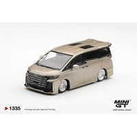 Mini GT 1/64 Toyota Vellfire 40 KUHL Gold Metallic Diecast Model Car