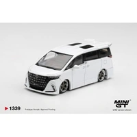 Mini GT 1/64 Toyota Alphard 40 KUHL White  Diecast Model Car