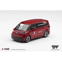 Mini GT 1/64 Volkswagen ID.Buzz Porsche Renndienst Diecast Model Car