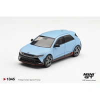Mini GT 1/64 Hyundai Ioniq 5 N Performance Blue Matt Diecast Model Car