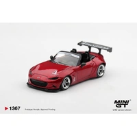 Mini GT 1/64 Mazda Miata MX-5 (ND) Pandem Kodo Red Diecast Model Car