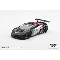 Mini GT 1/64 Lamborghini Huracan GT3 EVO2 #45 DEX Wayne Taylor Racing 2025 IMSA Chevrolet Grand Prix Class Winner Diecast Model Car