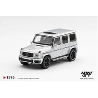 Mini GT 1/64 Mercedes-AMG G 63 Silver Metallic Diecast Model Car
