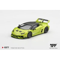 Mini GT 1/64 Lamborghini Huracán LB-WORKS Lime Metallic Diecast Model Car