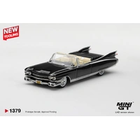 Mini GT 1/64 Cadillac Eldorado Biarritz 1959 Black Diecast Model Car