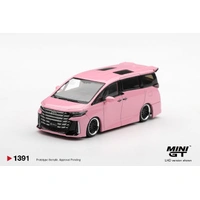 Mini GT 1/64 Toyota Vellfire 40 KUHL Metallic Pink Diecast Model Car