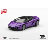 Mini GT 1/64 Lamborghini Temerario Viola Pasifae Diecast Model Car
