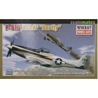 Minicraft 1/144 P-51D USAAF "Barfly" Plastic Model Kit