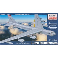 Minicraft 1/144 B-52 H USAF (Current Flying Version) with 2 marking options Plastic Model Kit 14641