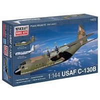 Minicraft 1/144 C-130B USAF W/2 MARKINGS