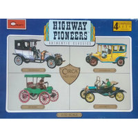 Minicraft 1/32 Highway Pioneers Circa 1907-1910 - Set of 4 Kits