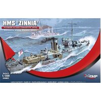 Mirage 1/350 HMS ZINNIA - Class Corvette Flower Plastic Model Kit 350802