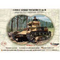 Mirage 1/35 VICKERS E MK.B / SINGLE TURRET / Plastic Model Kit [35304]