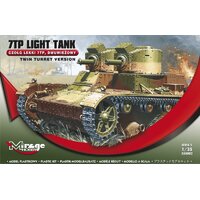 Mirage 1/35 7TP LIGHT TANK / TWIN TURRET / - ex 35302 Plastic Model Kit 355002
