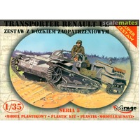 Mirage 355014 1/35 Renault UE With Trailer Plastic Model Kit