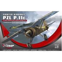 Mirage 481009 1/48 Pzl P.11C '112 Eskadra Mysliwska, Brygada Poscigowa, Wrzesien 1939' Plastic Kit