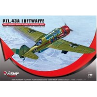 Mirage 1/48 PZL 43A LUFTWAFFE (Light bomber and reconnaissance aircraft) Plastic Model Kit 481311