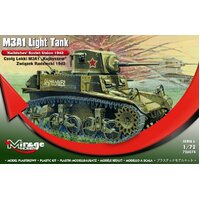 Mirage 1/72 M3A1 Light Tank " Kuibyshev". Soviet Union 1942 Plastic Model Kit 726074