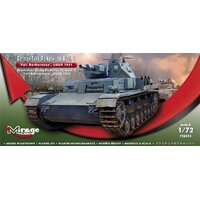 Mirage 1/72 German Tank Pz.Kpfw. IV Ausf. E ‘Fall Barbarossa’ USSR 1941 Plastic Model Kit 728055