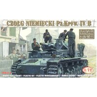 Mirage 72852 1/72 Pzkpfw Ivb, 21 Panzerdivision (Neu) 1943 Plastic Model Kit