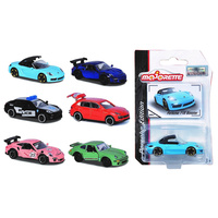 Majorette 1/64 Porsche Premium Cars (6 Assorted Designs) H/S