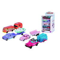 Majorette 1/64 Girlmazing Trailer (4 Assorted Designs)