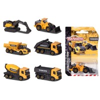 Majorette Volvo Construction Vehicles Diecast Models (Assorted Styles)