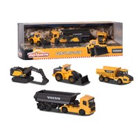 Majorette Volvo Construction 4 pce Gift Pack