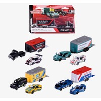 Majorette Race Trailers w/ Race Car (4 Assorted) - SOLD SEPARATELY