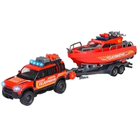 Dickie Toys Land Rover & Boat Fire Rescue