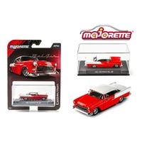 Majorette 1/64 Collection Series Chevrolet Bel Air (red/white) Diecast Model Car